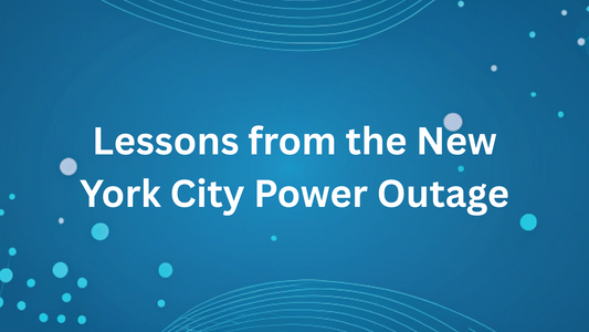 Lessons from the New York City Power Outage