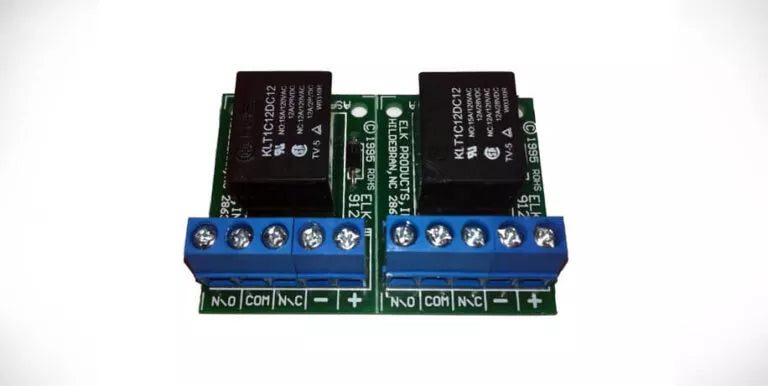 ELK-912-2 Dual Relay Board with 7 Amps at 30 VDC and 10 Amps at 125 VAC